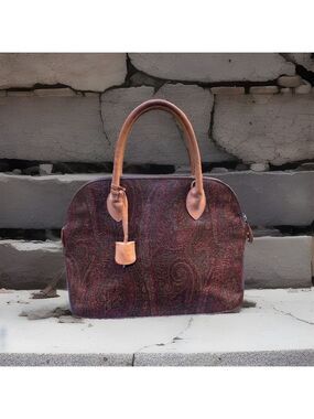 Etro Bowlers Top Handle Shoulder Bag